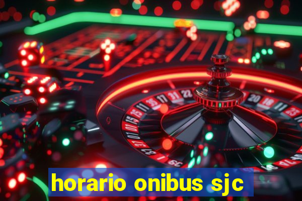 horario onibus sjc